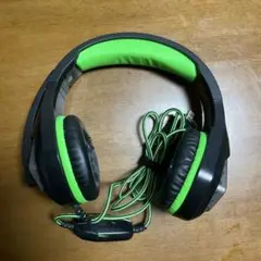 ヘッドセット GH-1 ブラック/グリーン