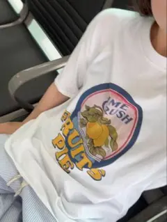 フルーツパイ Tシャツ レモン 半袖 オーバーサイズ 大人かわいい カジュアル