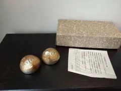 【未使用】美術鋳物工芸 ねずみ 瑞峰謹言 アンティーク