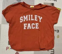 SMILEY FACE オレンジ Tシャツ