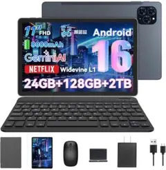 Android16 タブレット 11インチ Wi-Fiモデル FHD大画面