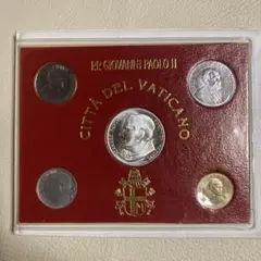 バチカン市国 ヨハネス　パウロ2世コインセット　12.3×15.2cm￼