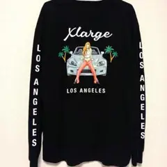 Xlarge ロングスリーブシャツ ブラック LA LOS ANGELES