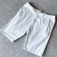【美品】 チャオパニックティピー シアサッカーショートパンツ ホワイト
