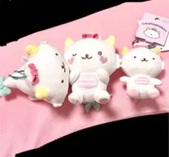 がおぱわるぅ ぬいぐるみ マスコット 3点