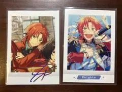 月永レオ　あんさんぶるスターズ‼︎ 5周年展示会　カード　サイン入り　2014年