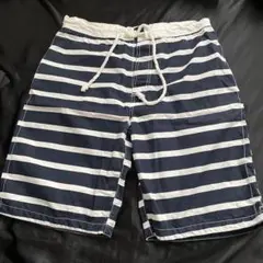ZIP FIVE ストライプ水着 XL 収納袋付き