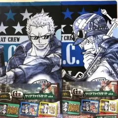 一番くじワンピース～military style～　クリアファイル　ゾロ　サンジ