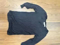 SENSUAL FMH 黒 七分袖カットソー