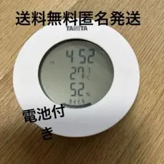 TANITA(タニタ)　デジタル温湿時計　マグネット付き　白　電池付き