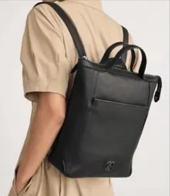 【美品】COLE HAAN レザー　リュック　3way 黒