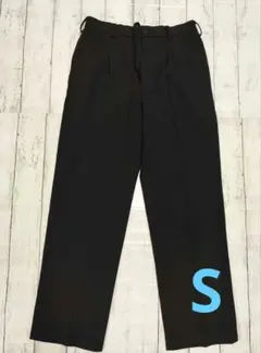 UNIQLO　タックワイドパンツ　ブラック　S