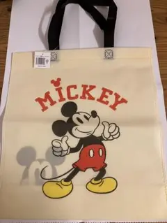 新品！ミッキーマウス　不織布　トートバッグ