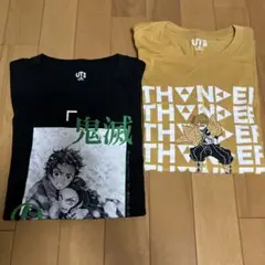 2枚セット ユニクロ　キッズ　鬼滅　Tシャツ 160㎝