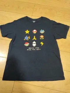 スーパーマリオ Tシャツ サイズ150 ネイビー