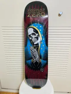 台湾製無地黒デッキテープ付き　ZERO ゼロ スケートボードデッキ　8.25