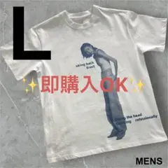 【✨即購入OK✨】ホワイト グラフィックTシャツ Lサイズ