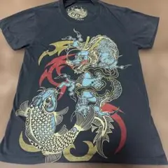 WORK 鯉と龍 グラフィックTシャツ Mサイズ