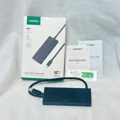 ⭐️UGREEN 4ポートハブ USBポート 切替器 USBハブ 分配器