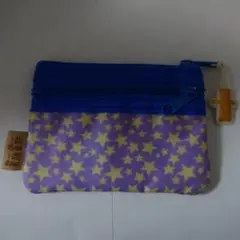 【新品】fafa　コインケース　ラベンダースター　キーリング付き