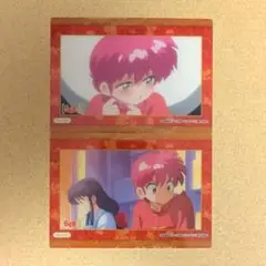 らんま・らんま&あかね2枚セット。ブシロード トレーディングカード らんま1/2