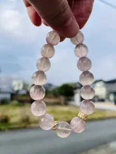 ほんのりピンクサゲニティック フローライト