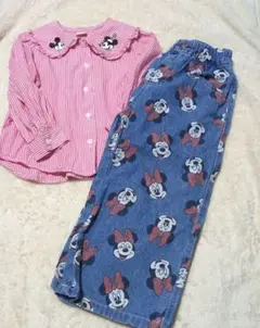 ミニー　ブラウス　デニム　プティマイン