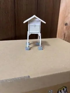 メガハウス　学校の備品　百葉箱　ガチャ品❓