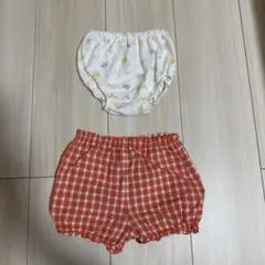 familiar オムツカバー2枚セット　60-90