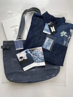 BTS RM ナムジュン Indigo デニムトートバッグ 公式 インディゴ BTS RM Indigo デニムトートバッグ - メルカリ