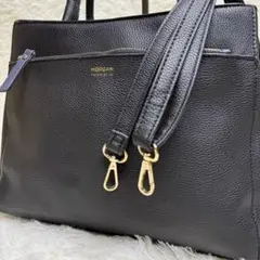 【美品】 MORGAN ショルダーバッグ　2way トートバッグ　レザー