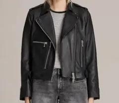 ★ 美品 ALLSAINTS シープレザージャケット 革ジャン ダブルライダース