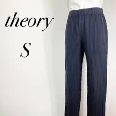 theory セオリー パンツ カジュアル ネイビー ストライプ 人気 S