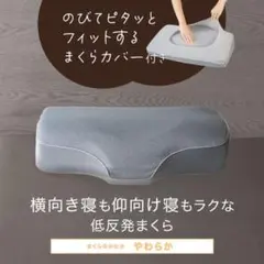 横向き寝も仰向け寝もラクな低反発まくら(ナチュラルフィットプレミアムP2304)