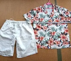 アロハシャツ・ショートパンツセット