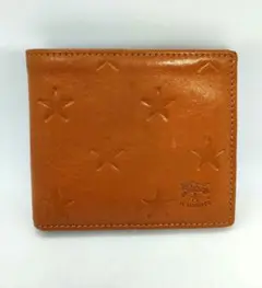 IL BESONTE スターエンボス 二つ折り財布