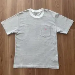 DANTON ストライプ　半袖Tシャツ　38