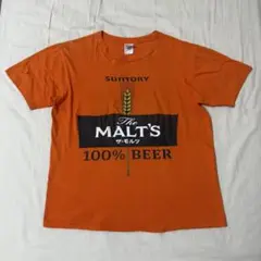 SUNTORY サントリー ザ・モルツ Tシャツ Mサイズ オレンジ