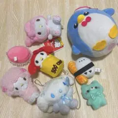 マイメロ　シナモロール マイスウィートピアノ　キティ展　ぬいぐるみ　サンリオ