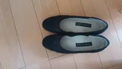 RIZ Comfort ブラック 編み込みシューズ
