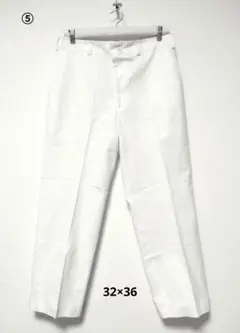 ⑤32×36 デッドストック US MEDICAL パンツ 白 米軍 アナトミカ