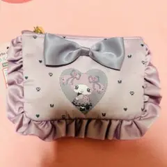 【新品未使用】マイメロ　うるうるシリーズ　フリルポーチ　アベイル