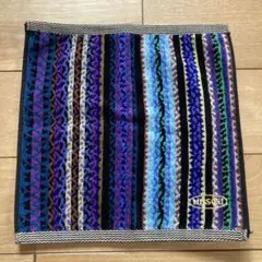 MISSONI マルチカラーストライプ ハンカチ