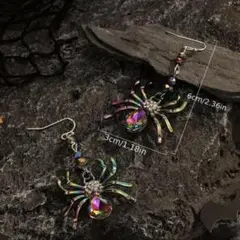 1点のみ!!蜘蛛 スパイダー ピアス ハロウィン かわいい