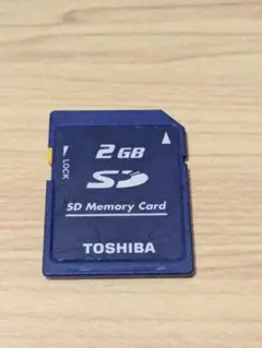 送料無料 TOSHIBA 2GB SDカード