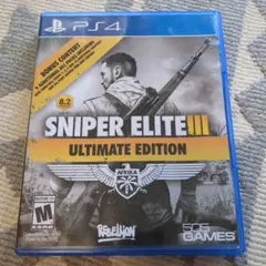 PS4 スナイパーエリート3 アルティメイト エディション 北米版 希少 レア