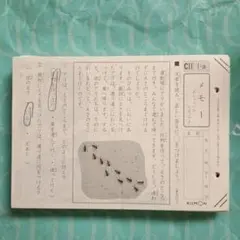 【欠番なし】解答付き　KUMONの国語ドリルCⅡ　 1-a