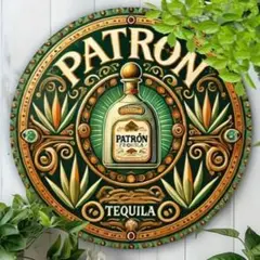 PATRON テキーラ ブリキ看板280　インテリア雑貨　ウオールデコレーション