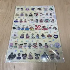 クレヨンしんちゃん クリアファイル 30周年記念 アクションデパート 自己紹介