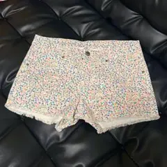 H&M 花柄ショートパンツ　サイズ164cm